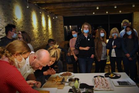 Izobraževalne kulinarične delavnice za gostinske ponudnike z Urošem Štefelinom (foto Borut Kraševec)